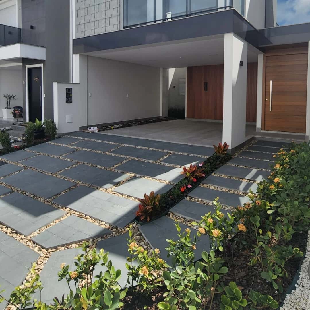Pedra Ardósia Mineira Cinza
