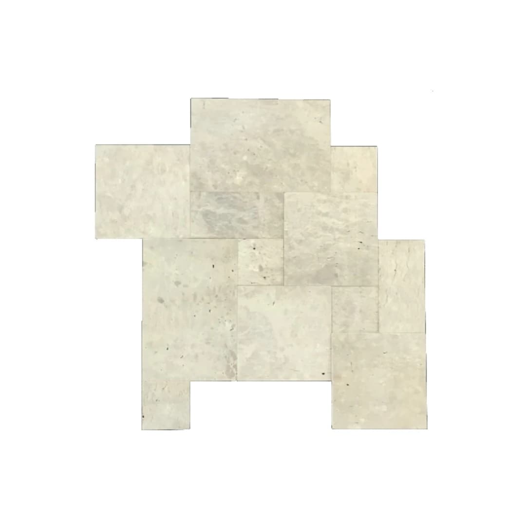 Composição Travertino Natural French Pattem